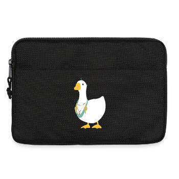 Wo sich die Winde treffen – Silberne Nadel - Laptoptasche 13" - Schwarz - Vorne