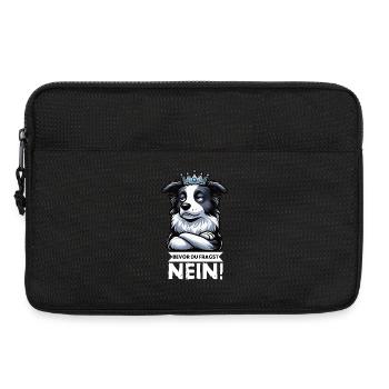 Avant que vous ne demandiez : Border Collie, Chien de Troupeau, Chien Collie - Sacoche pour ordinateur portable 13 pouces - noir - Devant