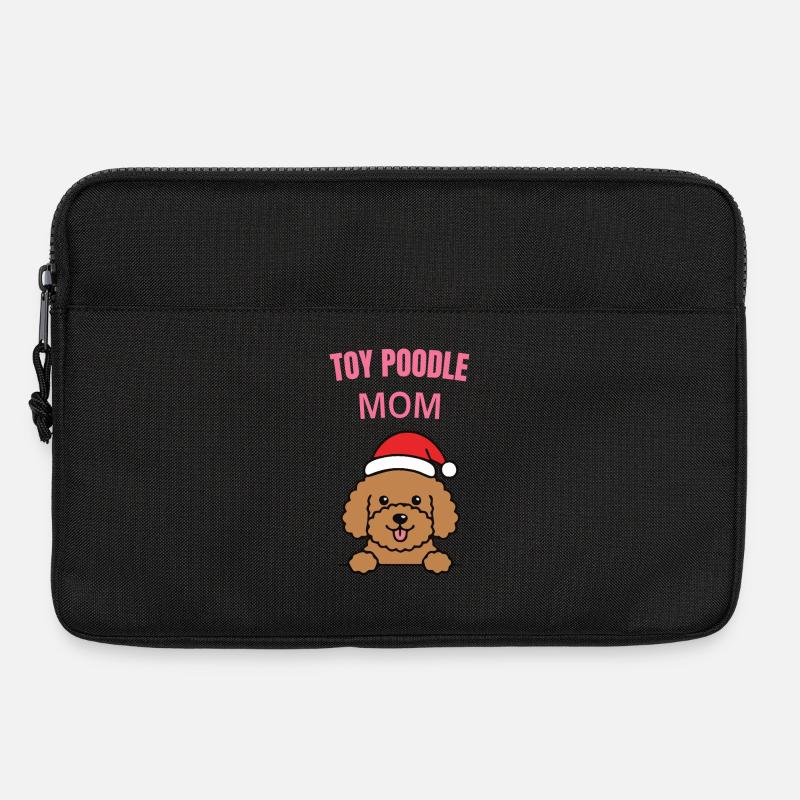 Toypudel-Mama Weihnachten - Laptoptasche 13" - Schwarz