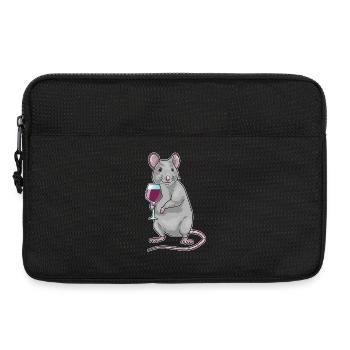 Mouse Red Wine - Laptop bag 13" - black - Front