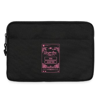 Do you love me? Yes or Also Yes | Social Media - Laptoptasche 13" - Schwarz - Vorne