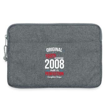 2008 – Original – Unique copy - Laptop bag 13" - heather grey - Front