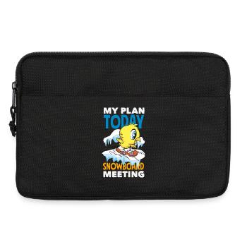 Télésiège de réunion de snowboard snowboard - Sacoche pour ordinateur portable 13 pouces - noir - Devant