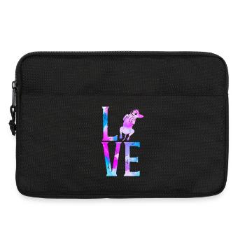 Chihuahua Chihuahueño Watercolor - Laptoptasche 13" - Schwarz - Vorne