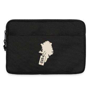 Greenland Not For Sale Sovereignty Protest - Laptop bag 13" - black - Front