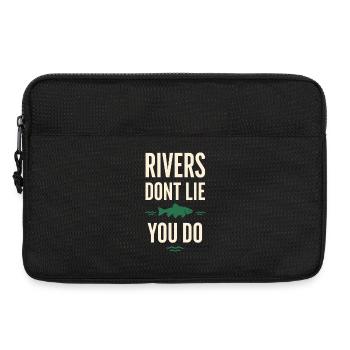 Fly Fishing In Northern Waters – - Laptop bag 13" - black - Front