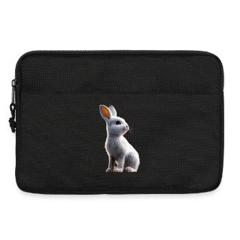 Mountain Rabbit Arctic Hare Albino Rabbit White Rabbit - Laptop bag 13" - black - Front