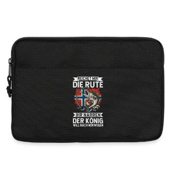 Reichet Mir Die Rute Ihr Narren Der König Norwegen - Laptoptasche 13" - Schwarz - Vorne