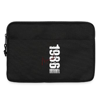40th Birthday Gift Husband Wife March 1986 - Laptop bag 13" - black - Front