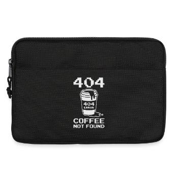 Shirt fun 404 Not Found Shirt, sweat à capuche, tasse - Sacoche pour ordinateur portable 13 pouces - noir - Devant
