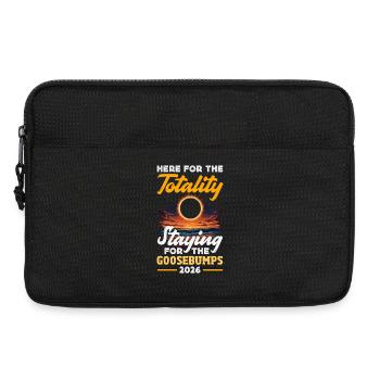 Solar eclipse 2026, August 12 - Laptop bag 13" - black - Front