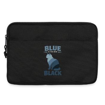 BKH Blue: Minimalist "Blue is the new Black" - Laptoptasche 13" - Schwarz - Vorne