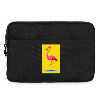 Flamingo - Laptoptasche 13" - Schwarz - Vorne