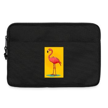 Flamingo - Laptoptasche 13" - Schwarz - Vorne