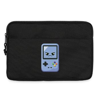 Lustige, kantige Spielkonsole - Laptoptasche 13" - Schwarz - Vorne