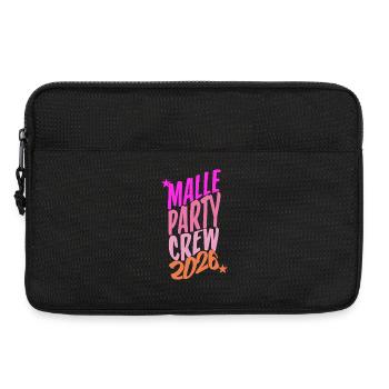 Malle, équipe de fête, 2026 - Sacoche pour ordinateur portable 13 pouces - noir - Devant