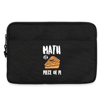 Math is Pie: Sweet Slice - Laptop bag 13" - black - Front
