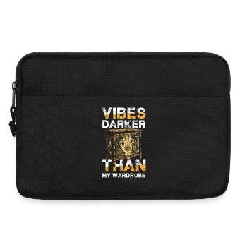 Vibes Darker Than My Wardrobe Okkult Goth Hamsa - Laptop bag 13" - black - Front