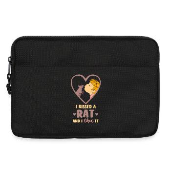 Rat, house rat, rat owner, rat lover - Laptop bag 13" - black - Front