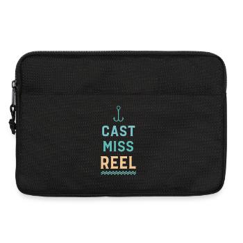 Anker und Wellen werfen Miss Reel - Laptoptasche 13" - Schwarz - Vorne
