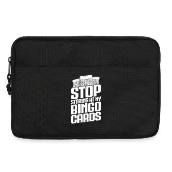 Bingo Player Stop Staring At My Cards Bingo - Laptop bag 13" - black - Front