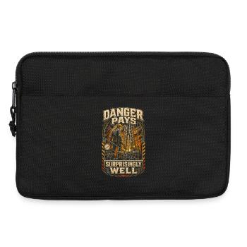 Bohrinsel Ölplattformarbeiter - Laptoptasche 13" - Schwarz - Vorne