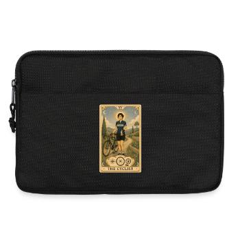 Cyclist | Road Bike & Tour Tarot - Laptop bag 13" - black - Front