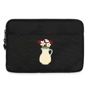Ceramic Vase Bloom Duo - Laptop bag 13" - black - Front