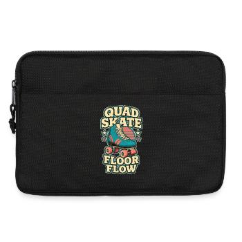 QUAD SKATE FLOOR FLOW - Laptop bag 13" - black - Front