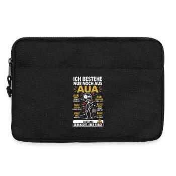 Aua Au Dem Alter entsprechen guter Zustand lustig  - Laptoptasche 13" - Schwarz - Vorne