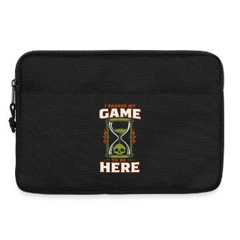 I paused my game to be here - Laptop bag 13" - black - Front