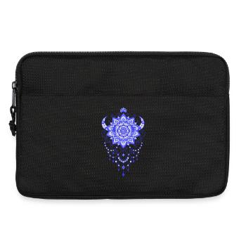 Spirituality Sacred Geometry Lotus Flower Zen - Laptop bag 13" - black - Front