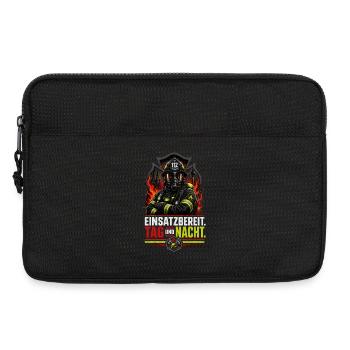 Feuerwehr - Laptoptasche 13" - Schwarz - Vorne