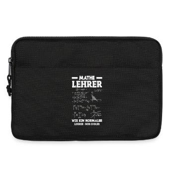 Mathe Lehrer Nur Cooler - Laptoptasche 13" - Schwarz - Vorne