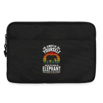 Sois toujours toi-même - Laptoptasche 13" - Schwarz - Vorne