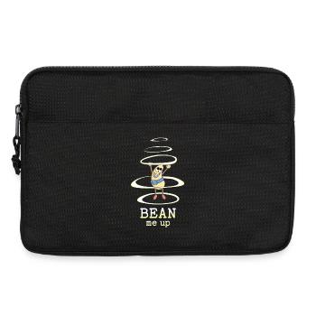 Bean Me-Up Weltraum - Bohne  - Laptoptasche 13" - Schwarz - Vorne