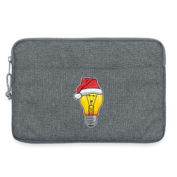 Elektriker Weihnachten - Laptoptasche 13" - Grau meliert - Vorne