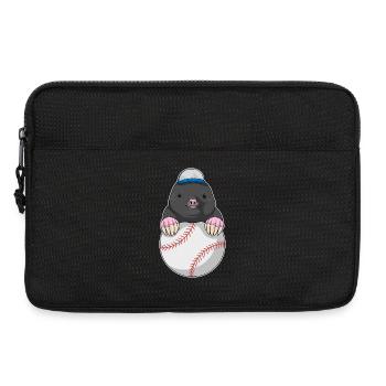 Maulwurf Baseball - Laptoptasche 13" - Schwarz - Vorne