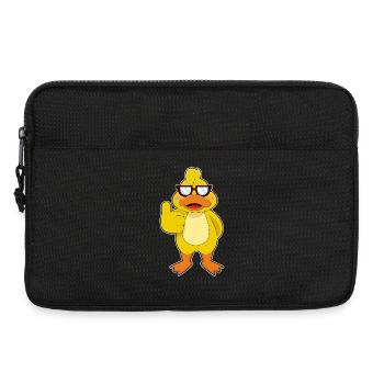 Lunettes de soleil de canard - Sacoche pour ordinateur portable 13 pouces - noir - Devant