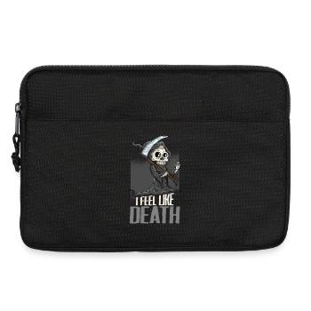 Faucheuse Halloween - Sacoche pour ordinateur portable 13 pouces - noir - Devant