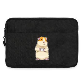 Tasse de café cochon d’Inde - Sacoche pour ordinateur portable 13 pouces - noir - Devant