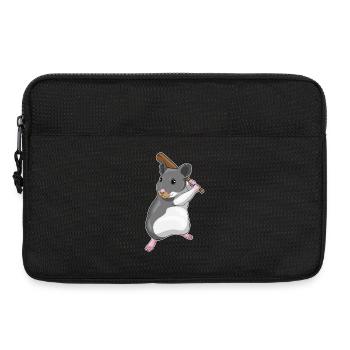 Hamster Baseball Batte de Baseball - Sacoche pour ordinateur portable 13 pouces - noir - Devant