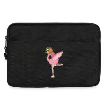 Casquette de pilote de pilote Flamingo - Sacoche pour ordinateur portable 13 pouces - noir - Devant