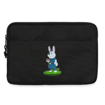 Hase Polizist Donut Polizei - Laptoptasche 13" - Schwarz - Vorne