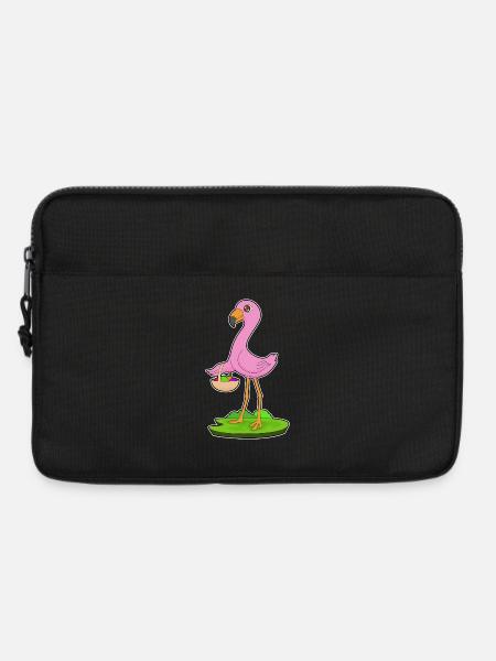 Flamingo Obstkorb - Laptoptasche 13" - Schwarz
