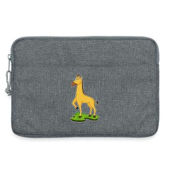 Giraffe Brille - Laptoptasche 13" - Grau meliert - Vorne