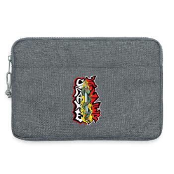 Schlangen-Killer - Laptoptasche 13" - Grau meliert - Vorne