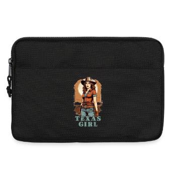 Fille du Texas - Sacoche pour ordinateur portable 13 pouces - noir - Devant
