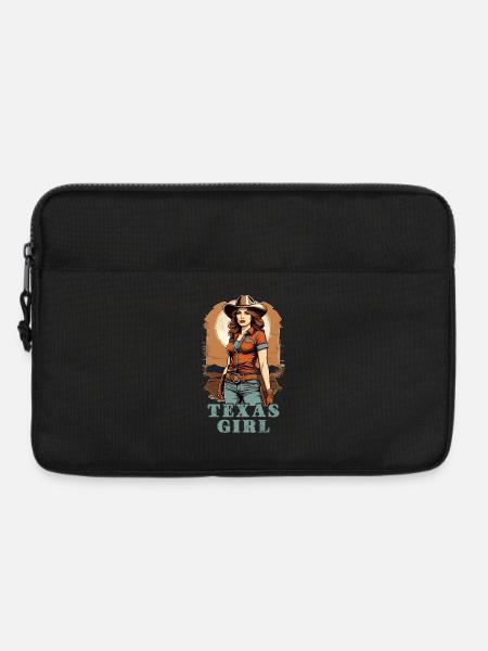 Texas Girl - Laptoptasche 13" - Schwarz