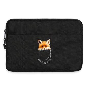Fuchs Füchse - Laptoptasche 13" - Schwarz - Vorne